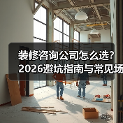 装修咨询公司怎么选?2026避坑指南与常见场景解析(图1) 装修咨询公司怎么选?2026避坑指南与常见场景解析(图1)
