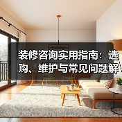 装修咨询实用指南:选购、维护与常见问题解析2026(图1) 装修咨询实用指南:选购、维护与常见问题解析2026(图1)