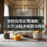 装修咨询实用指南:5大方法解决预算与风格难题(图1) 装修咨询实用指南:5大方法解决预算与风格难题(图1)