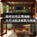 装修咨询实用指南:5大方法解决预算与风格难题(图3) 装修咨询实用指南:5大方法解决预算与风格难题(图3)