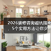 2026装修咨询避坑指南,5个实用方法让你少花冤枉钱(图1) 2026装修咨询避坑指南,5个实用方法让你少花冤枉钱(图1)