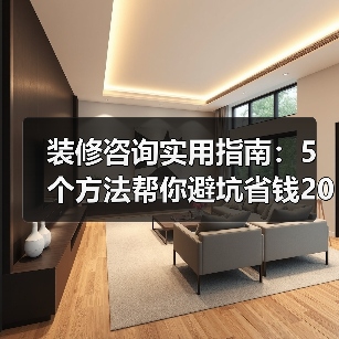装修咨询实用指南:5个方法帮你避坑省钱2026(图3) 装修咨询实用指南:5个方法帮你避坑省钱2026(图3)