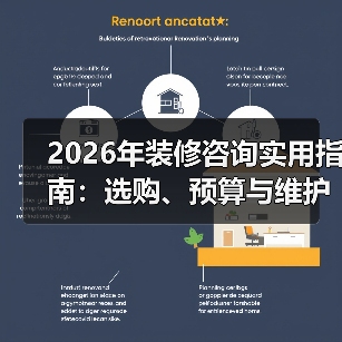 2026年装修咨询实用指南:选购、预算与维护常见问题解析(图1) 2026年装修咨询实用指南:选购、预算与维护常见问题解析(图1)