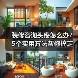 装修咨询头疼怎么办?5个实用方法帮你搞定(图2) 装修咨询头疼怎么办?5个实用方法帮你搞定(图2)