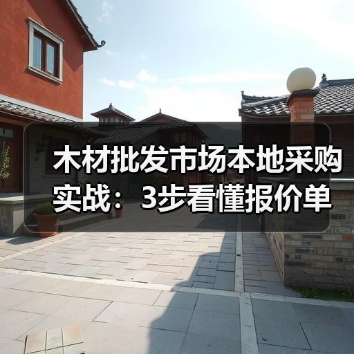 木材批发市场本地采购实战：3步看懂报价单与验货流程