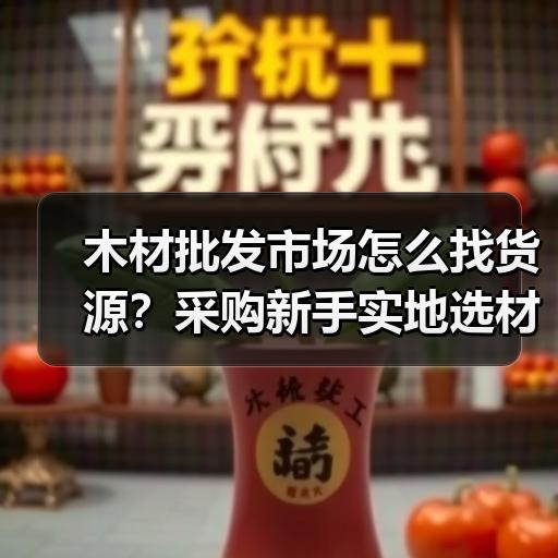 木材批发市场怎么找货源？采购新手实地选材与谈价思路