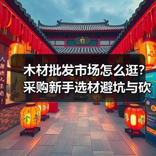 木材批发市场怎么逛？采购新手选材避坑与砍价经验
