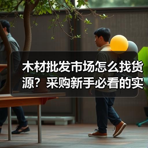 木材批发市场怎么找货源？采购新手必看的实地看货与砍价流程
