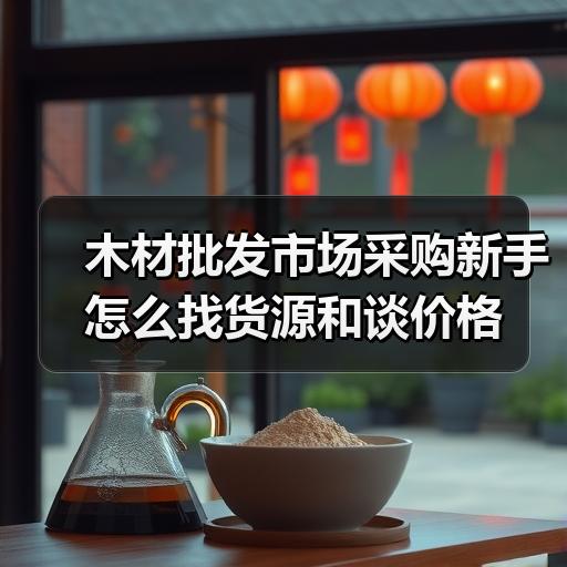 木材批发市场采购新手怎么找货源和谈价格
