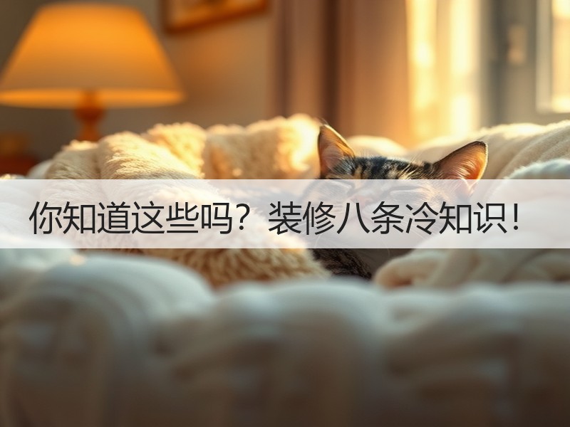 你知道这些吗？装修八条冷知识！