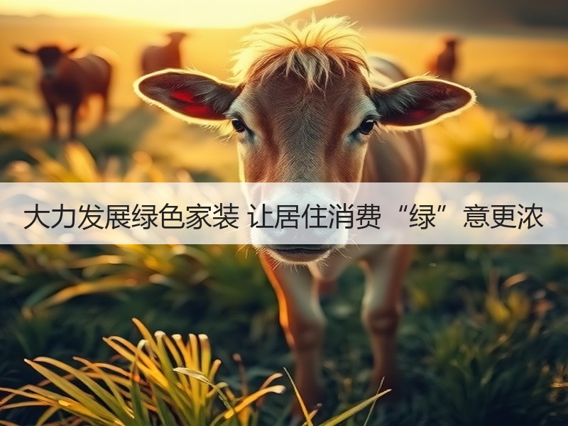 大力发展绿色家装 让居住消费“绿”意更浓