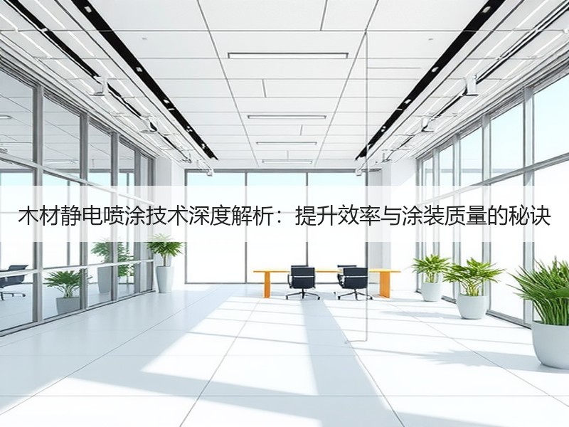木材静电喷涂技术深度解析：提升效率与涂装质量的秘诀