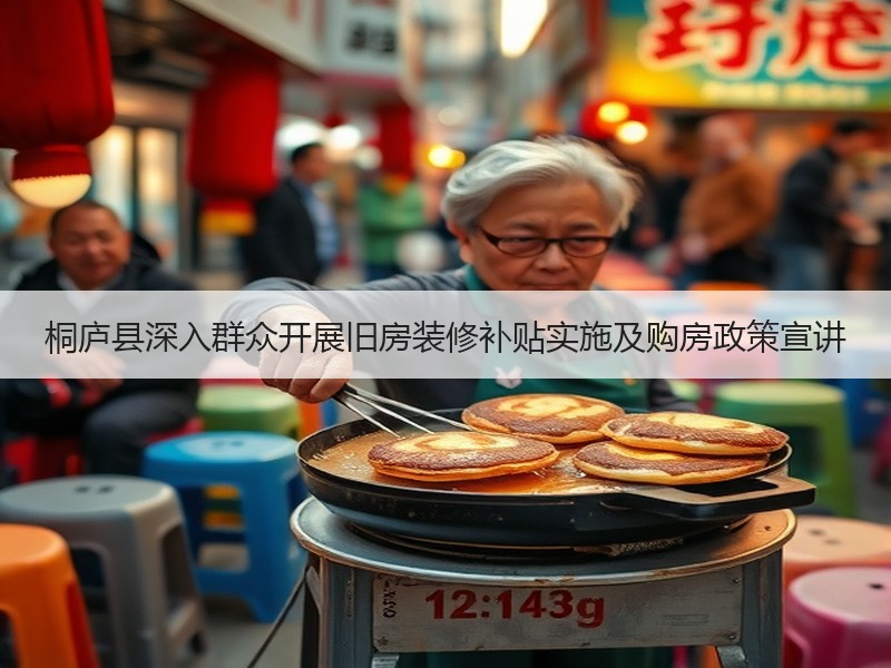 桐庐县深入群众开展旧房装修补贴实施及购房政策宣讲