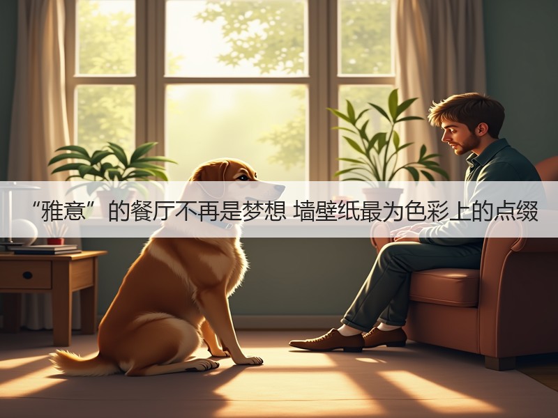 “雅意”的餐厅不再是梦想 墙壁纸最为色彩上的点缀