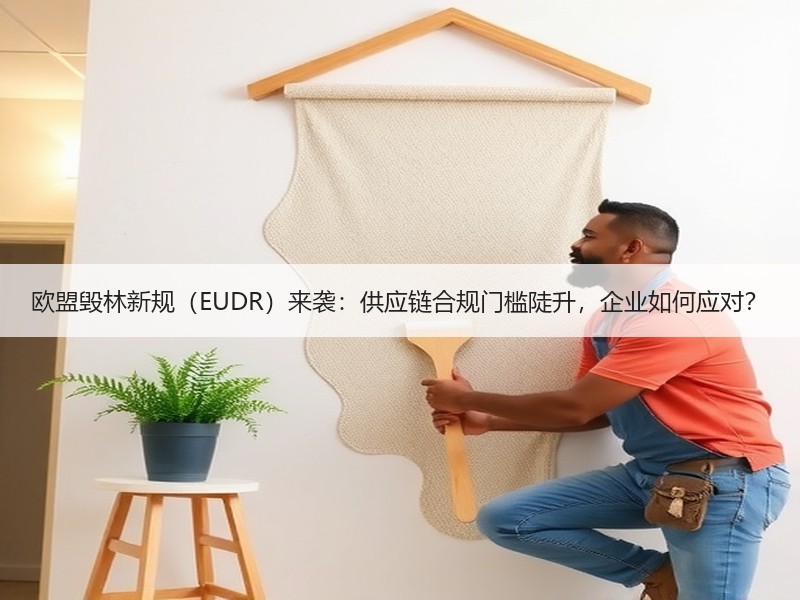 欧盟毁林新规（EUDR）来袭：供应链合规门槛陡升，企业如何应对？