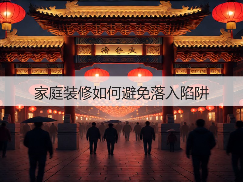 家庭装修如何避免落入陷阱