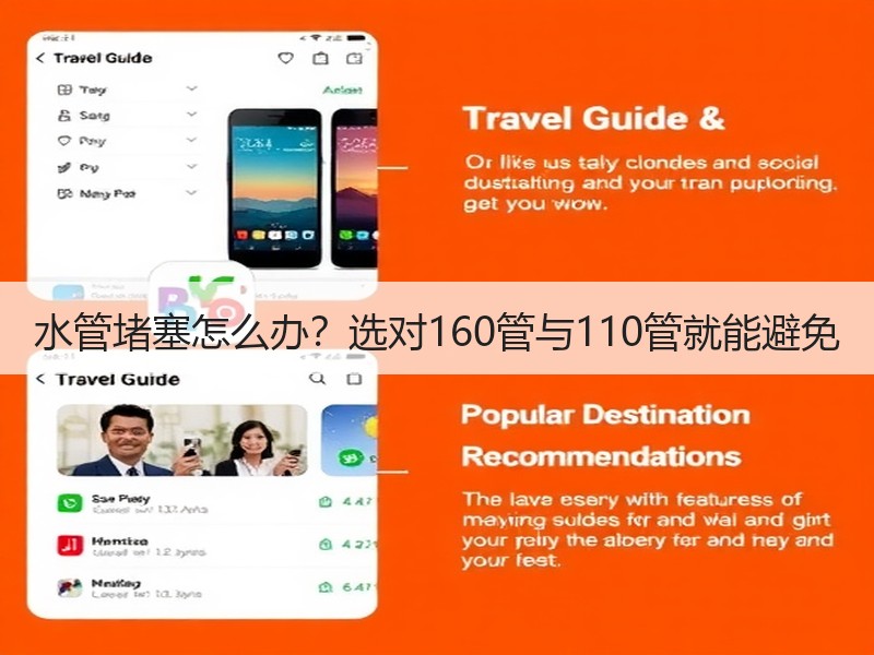 水管堵塞怎么办？选对160管与110管就能避免