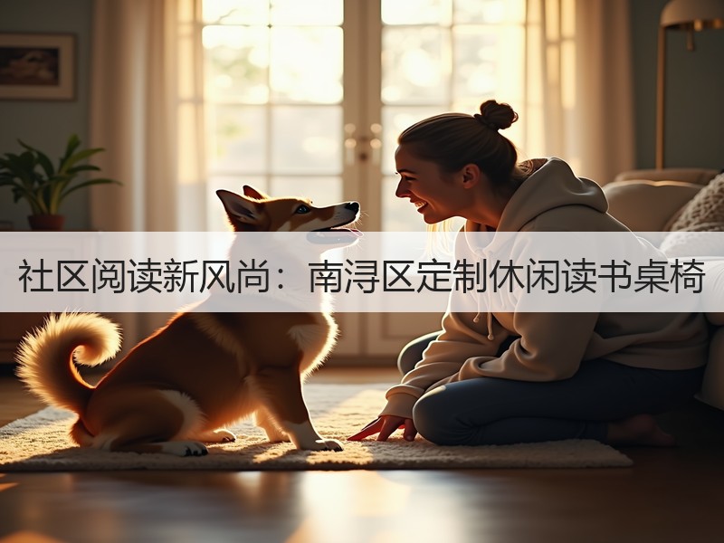社区阅读新风尚：南浔区定制休闲读书桌椅