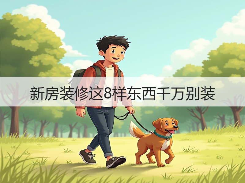 新房装修这8样东西千万别装