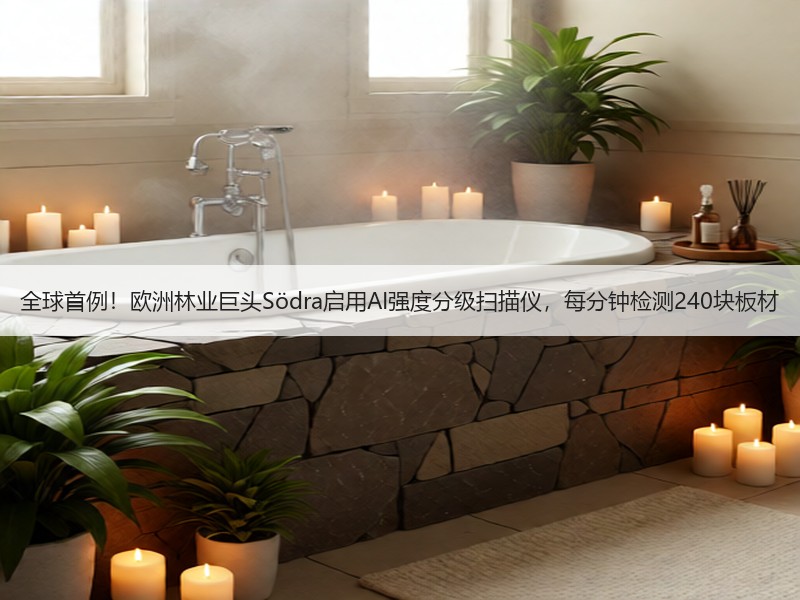 全球首例！欧洲林业巨头Södra启用AI强度分级扫描仪，每分钟检测240块板材