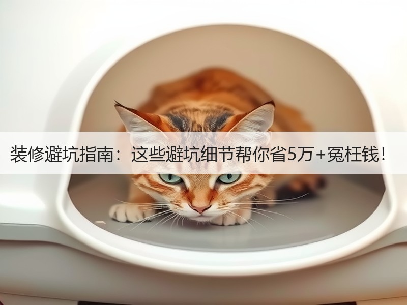 装修避坑指南：这些避坑细节帮你省5万+冤枉钱！