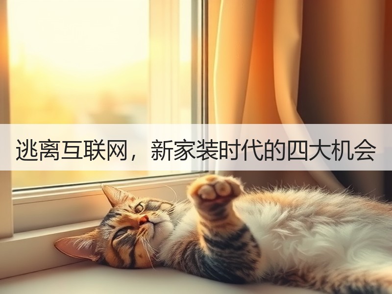 逃离互联网，新家装时代的四大机会
