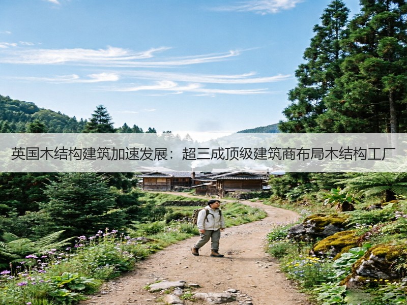 英国木结构建筑加速发展：超三成顶级建筑商布局木结构工厂