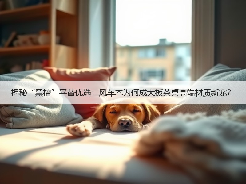 揭秘“黑檀”平替优选：风车木为何成大板茶桌高端材质新宠？