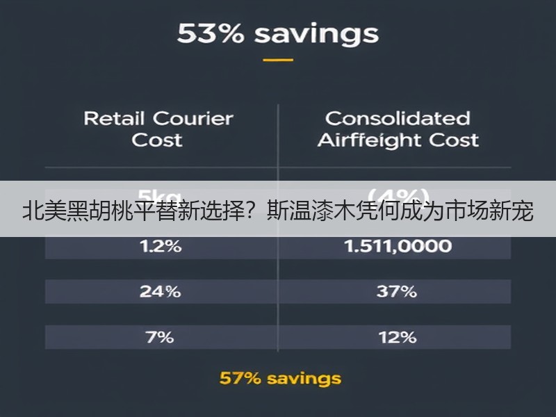 北美黑胡桃平替新选择？斯温漆木凭何成为市场新宠