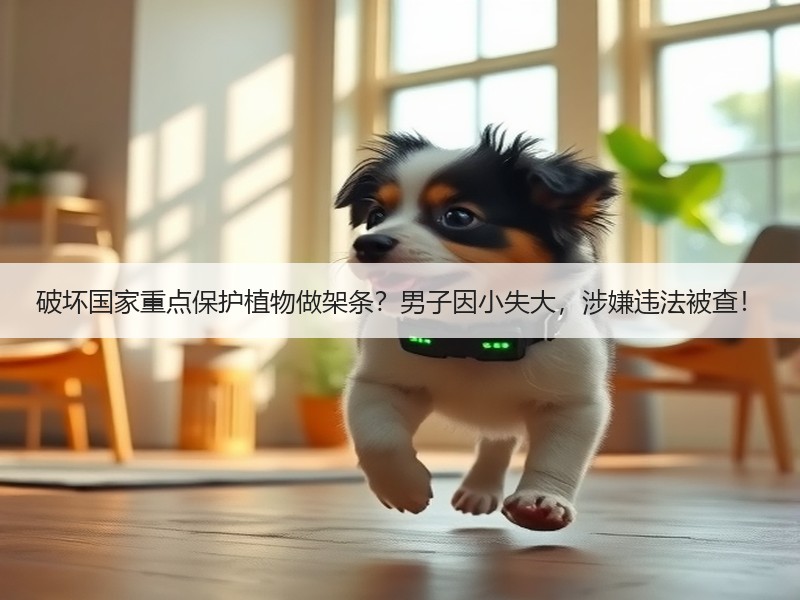 破坏国家重点保护植物做架条？男子因小失大，涉嫌违法被查！