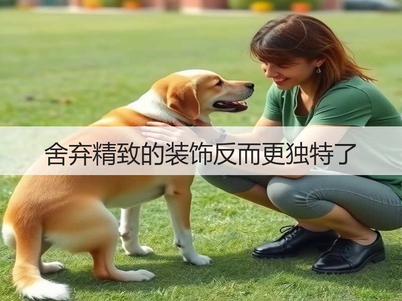舍弃精致的装饰反而更独特了