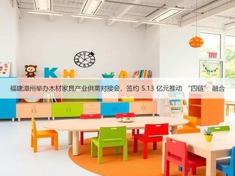 福建漳州举办木材家具产业供需对接会，签约 5.13 亿元推动 “四链” 融合