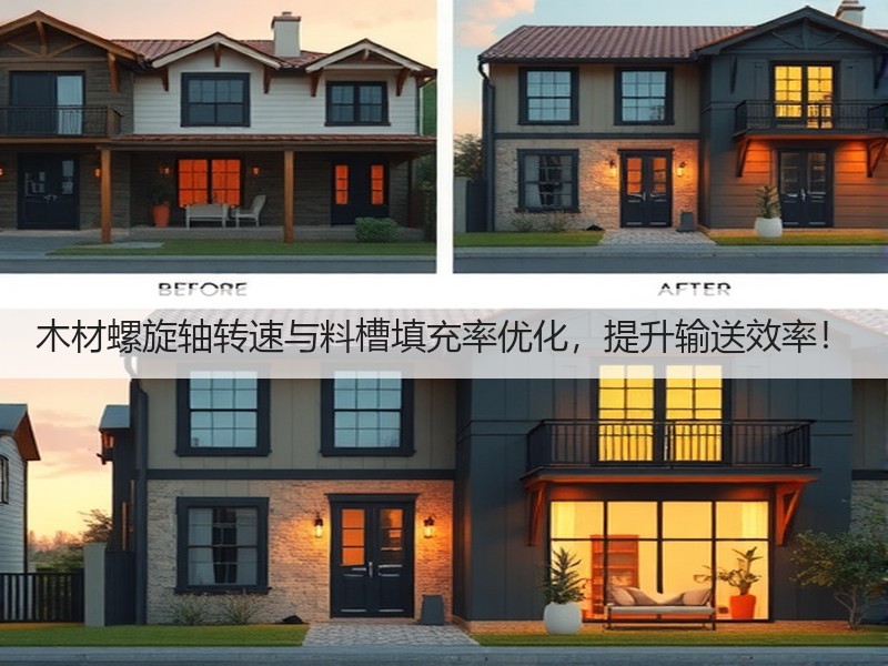 木材螺旋轴转速与料槽填充率优化，提升输送效率！