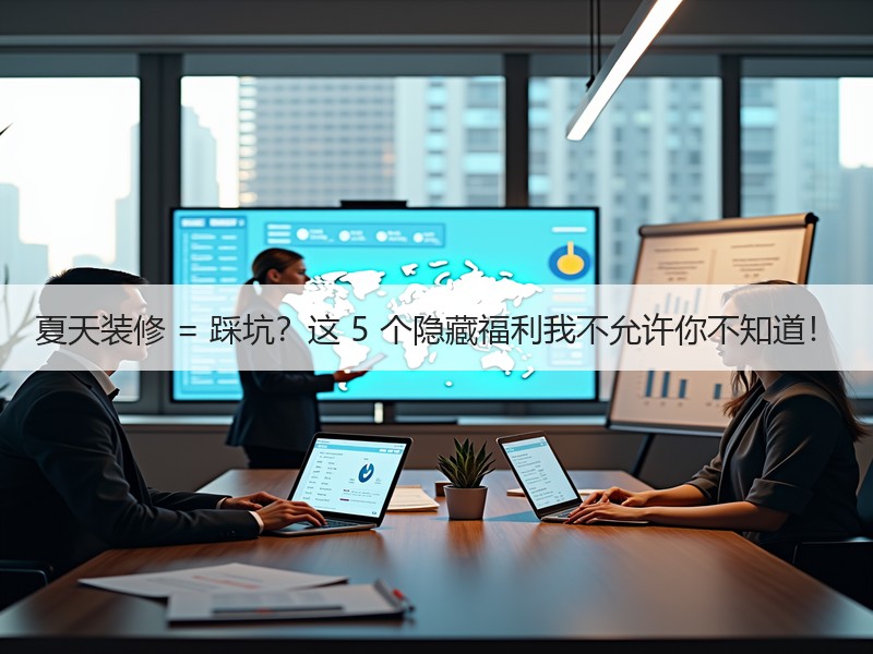 夏天装修 = 踩坑？这 5 个隐藏福利我不允许你不知道！