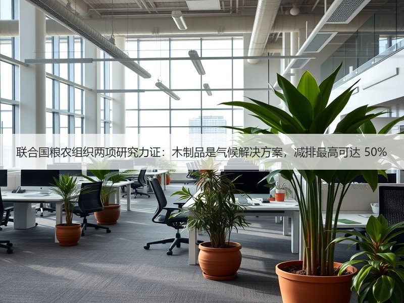 联合国粮农组织两项研究力证：木制品是气候解决方案，减排最高可达 50%