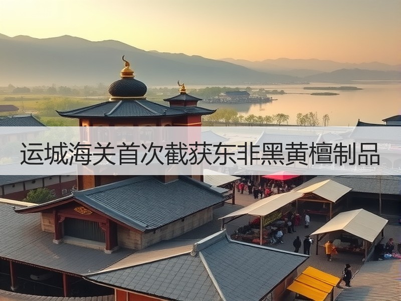 运城海关首次截获东非黑黄檀制品