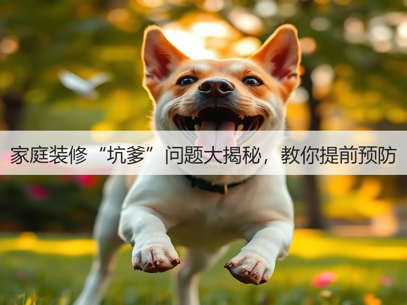 家庭装修“坑爹”问题大揭秘，教你提前预防