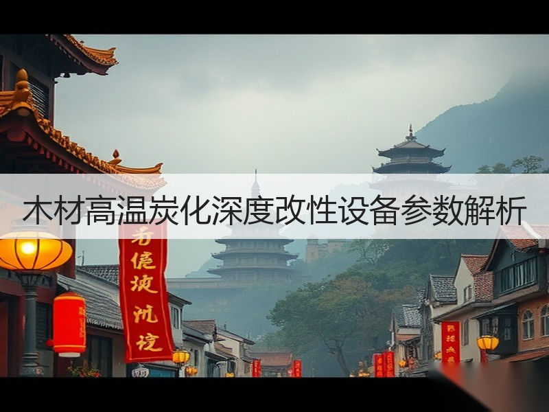 木材高温炭化深度改性设备参数解析