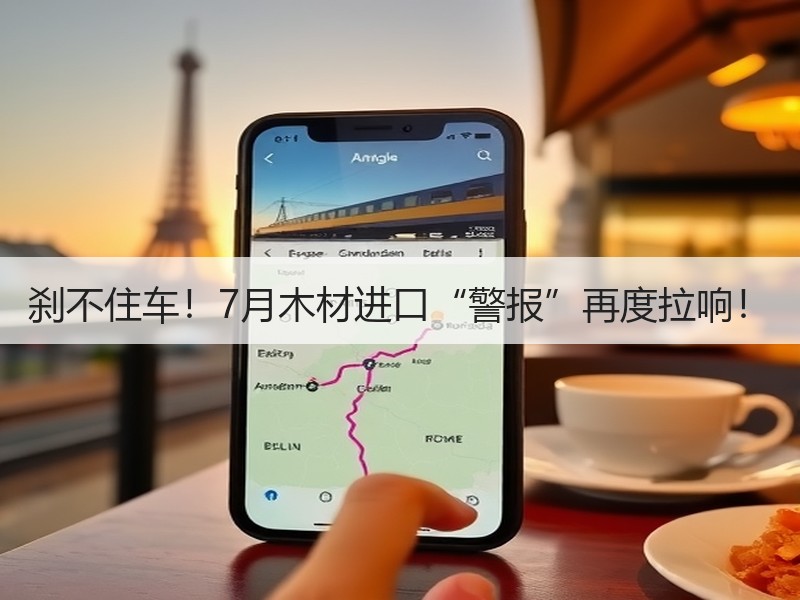 刹不住车！7月木材进口“警报”再度拉响！