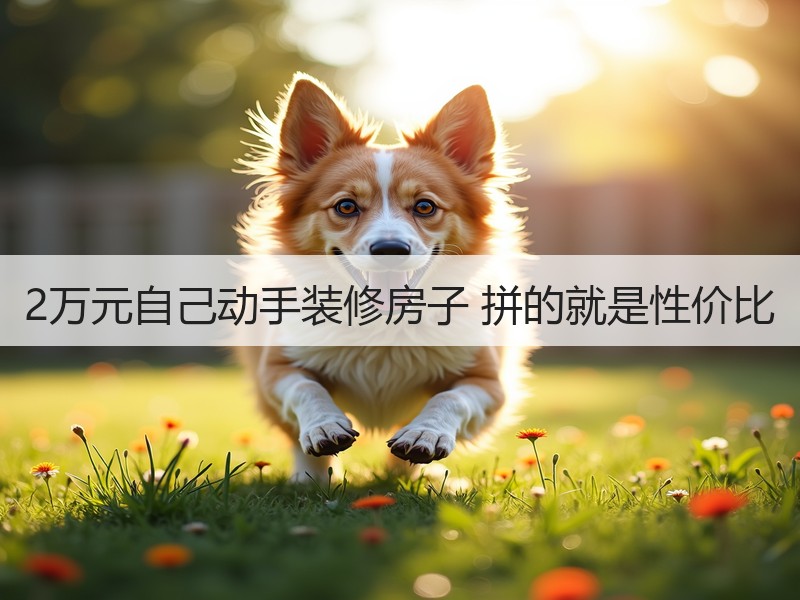 2万元自己动手装修房子 拼的就是性价比