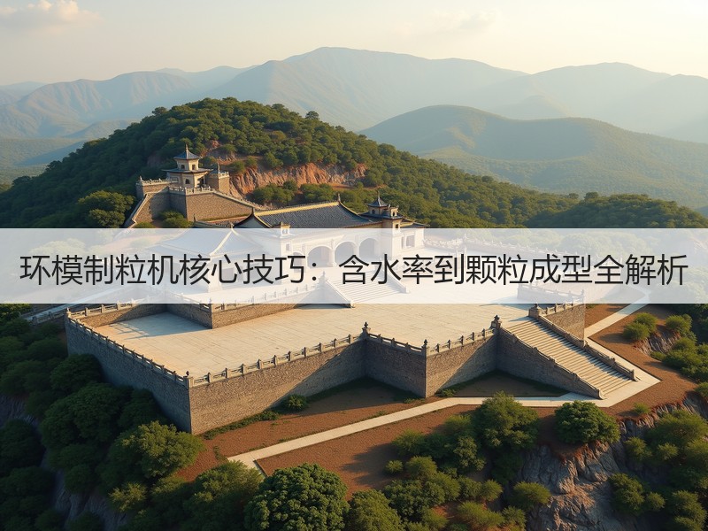 环模制粒机核心技巧：含水率到颗粒成型全解析