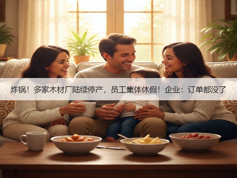 炸锅！多家木材厂陆续停产，员工集体休假！企业：订单都没了