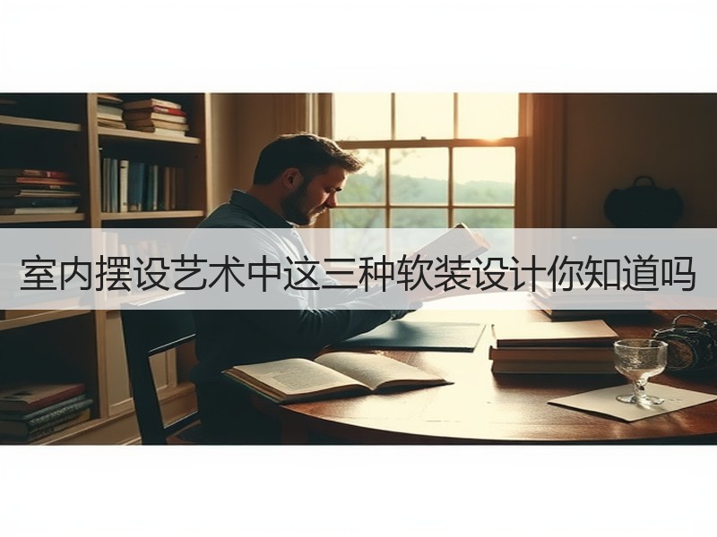 室内摆设艺术中这三种软装设计你知道吗