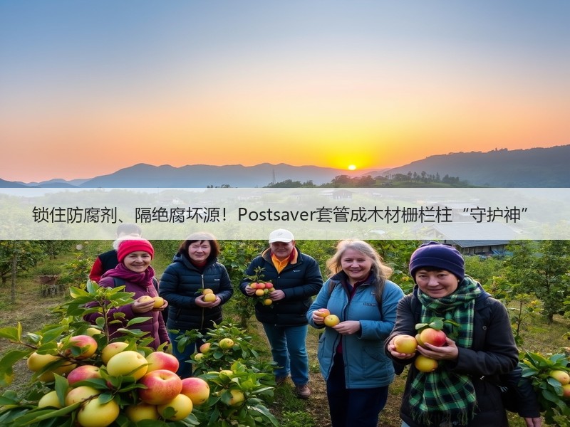 锁住防腐剂、隔绝腐坏源！Postsaver套管成木材栅栏柱“守护神”