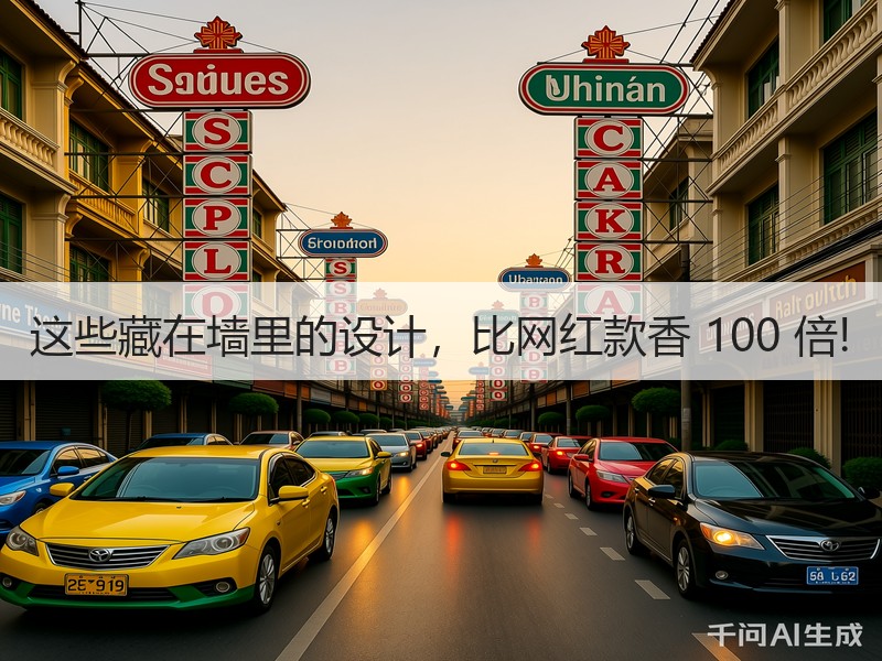 这些藏在墙里的设计，比网红款香 100 倍!