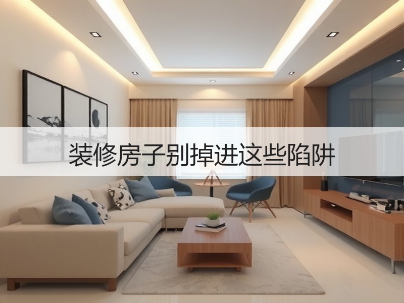 装修房子别掉进这些陷阱