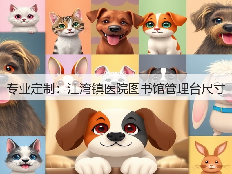 专业定制：江湾镇医院图书馆管理台尺寸