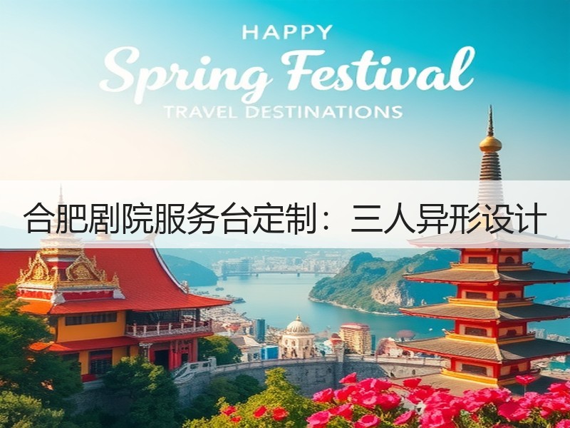 合肥剧院服务台定制：三人异形设计
