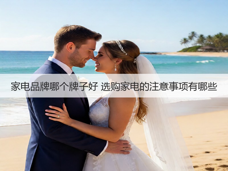 家电品牌哪个牌子好 选购家电的注意事项有哪些