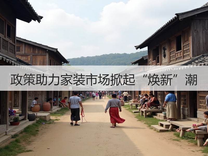 政策助力家装市场掀起“焕新”潮